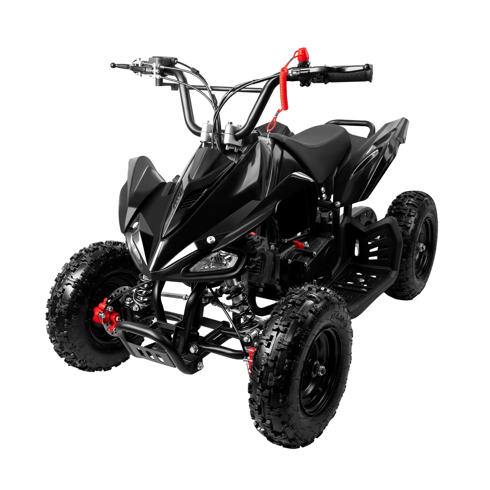 Ktoebyco 49cc 2-Stroke Gas Mini ATV for Kids, Air-Cooled Engine, Pull