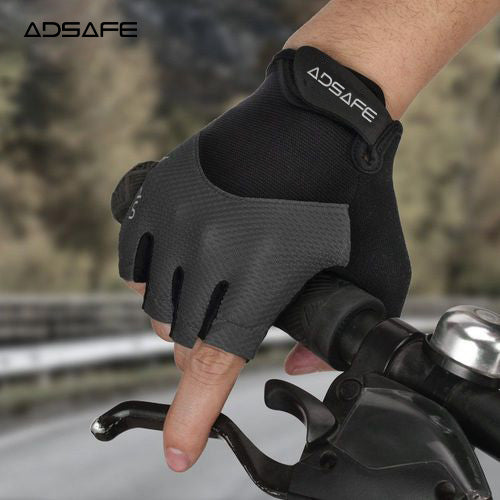 bicycle half finger gloves ADSAFE Half Finger Cycling Gloves – Breathable, Shock-Absorbing Sports