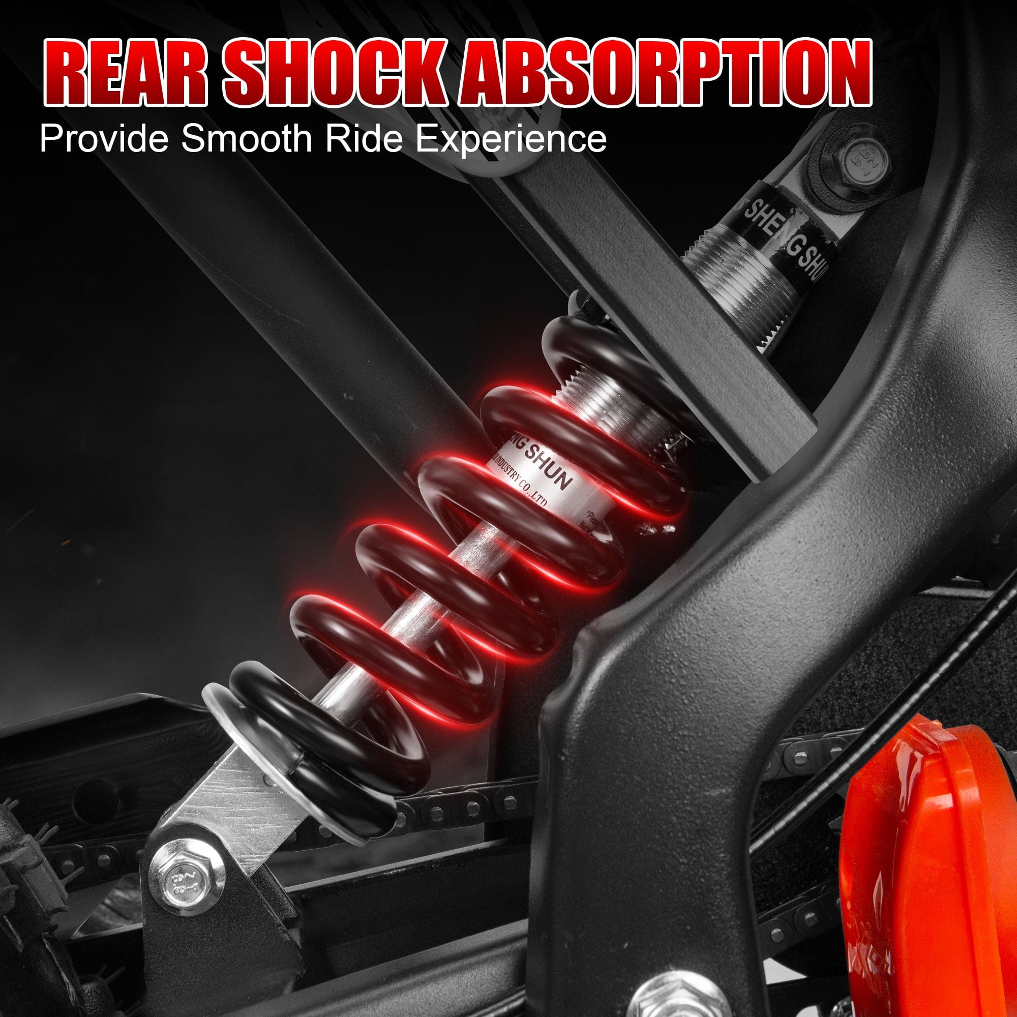 Ktoebyco 49cc Kids Mini Dirt Bike, 2-Stroke Gas-Powered Motorcycle, 1.5L Fuel Capacity,Red