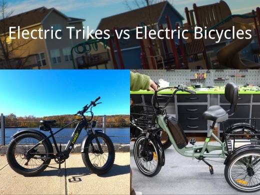 Electric Trikes vs Electric Bicycles: A Comprehensive Comparison