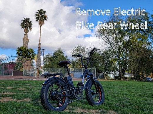 How to Remove Electric Bike Rear Wheel?