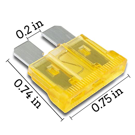 Blade fuse yellow D190002 D090096