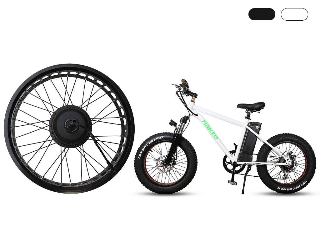 Nakto Electric Bike Rear Wheel With Motor - Direct Replacement For Nakto Ebikes