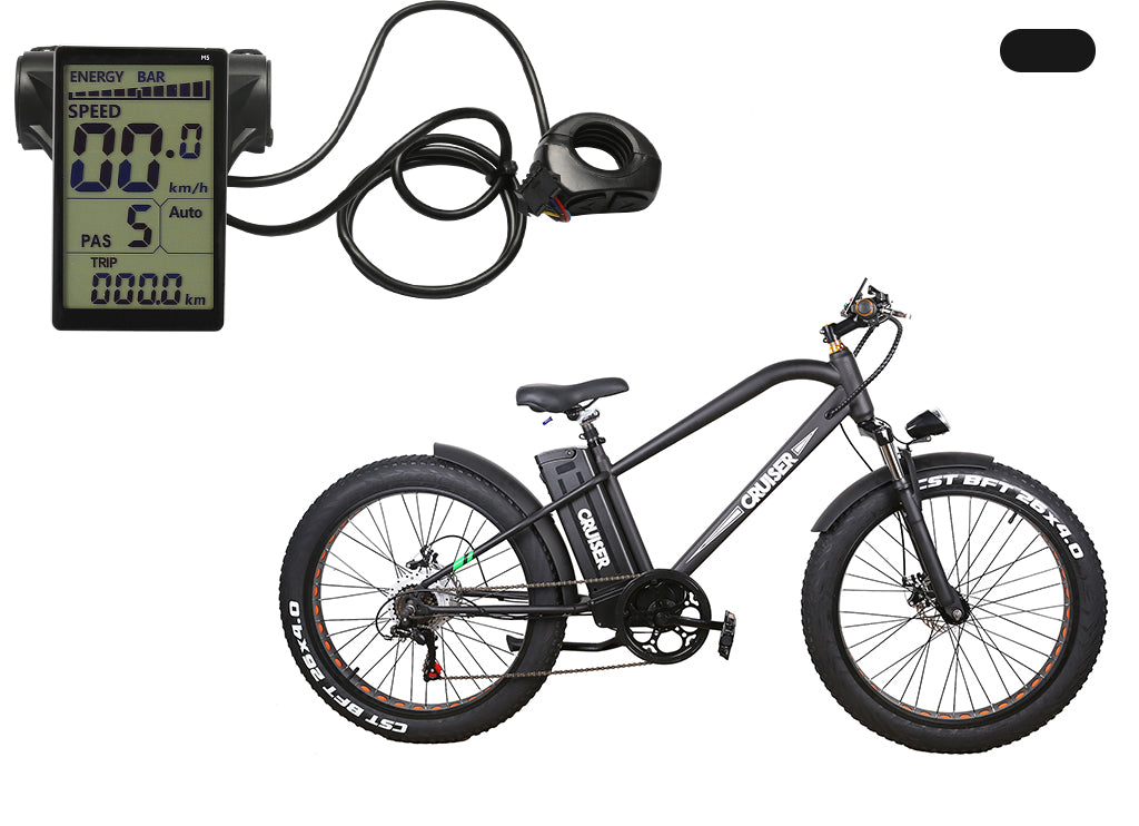 NAKTO Display, Electric Bike Display Displayer for NAKTO Super Cruiser