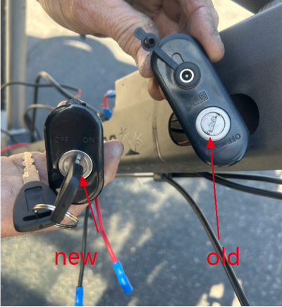 electric bike key replacement for santa monica 2