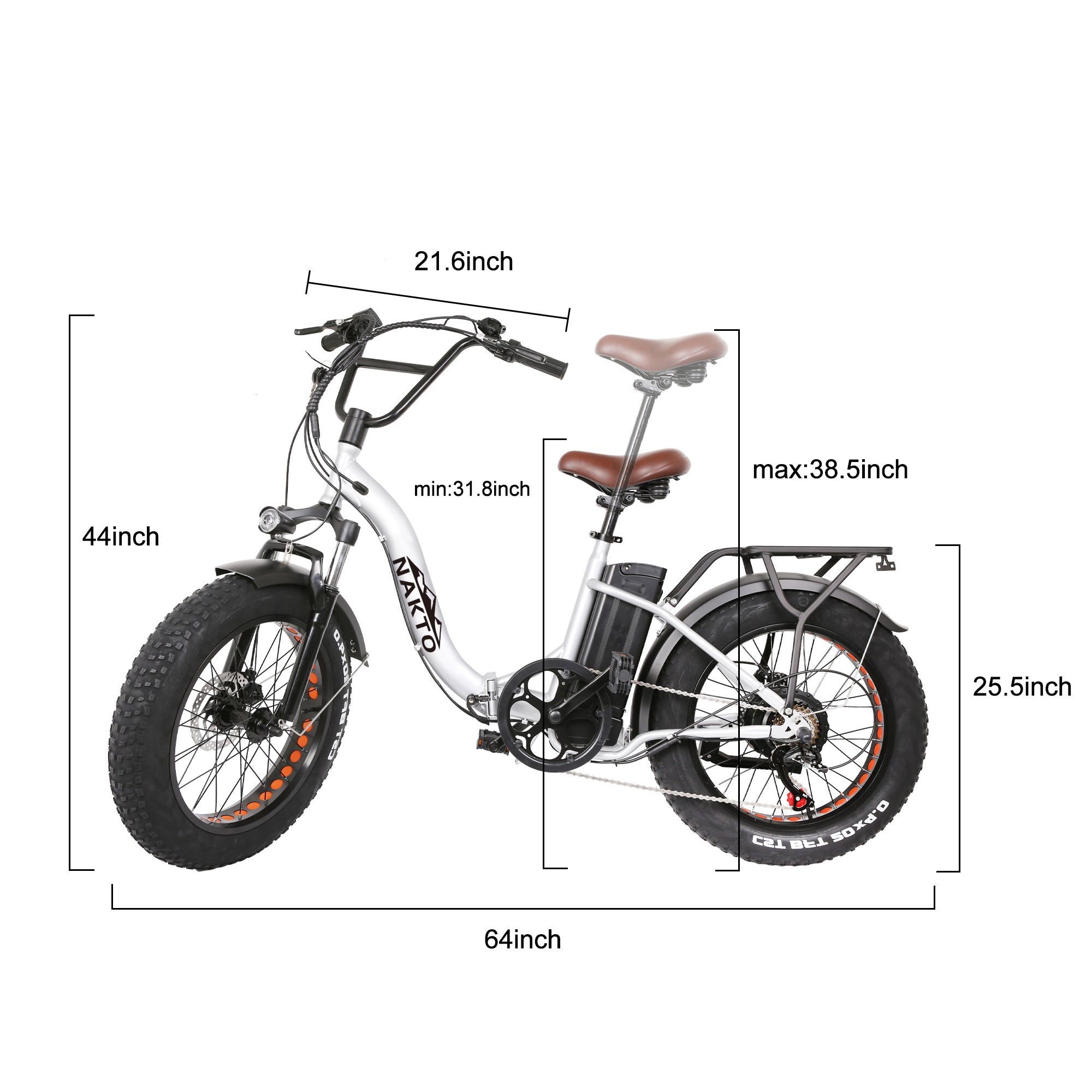 送料無料 いつまで Electric Tire Fat inch 20 Nakto Bike Bike Ox | 自転車本体